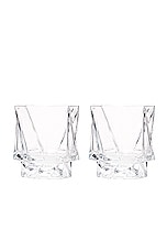 MAX ID NY Ghost Tumbler Pair in Clear, view 1, click to view large image.