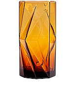 MAX ID NY Ghost Highball Glass Pair in Amber, view 3, click to view large image.