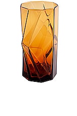 MAX ID NY Ghost Highball Glass Pair in Amber, view 4, click to view large image.