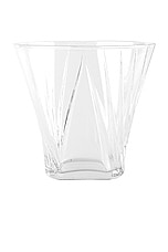 MAX ID NY Vee Tumbler Pair in Clear, view 3, click to view large image.