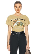 Madeworn Rolling Stones 1975 Tee in Sand, view 1, click to view large image.