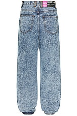 Members of the Rage Baggy Jeans in Blue & Acid Wash, view 2, click to view large image.