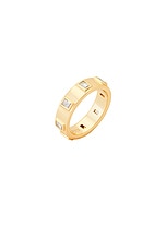 MEGA Chambers Ring in 14k Yellow Gold Plated, view 2, click to view large image.