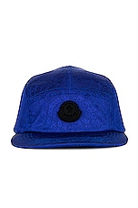 Moncler Genius x Adidas Baseball Cap in Blue, view 1, click to view large image.