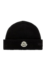 Moncler Genius x Fragment Hat in Black, view 1, click to view large image.