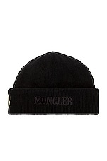 Moncler Genius x Fragment Hat in Black, view 3, click to view large image.