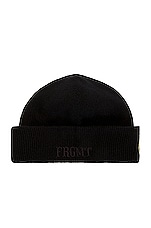 Moncler Genius x Fragment Hat in Black, view 4, click to view large image.