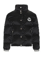 Moncler Genius 8 Moncler Palm Angels Wharram Jacket in Black, view 2, click to view large image.