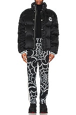 Moncler Genius 8 Moncler Palm Angels Wharram Jacket in Black, view 5, click to view large image.
