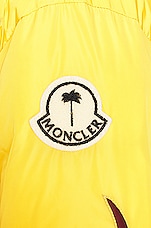 Moncler Genius 8 Moncler Palm Angels Clancy Jacket in Red Yellow Flame, view 3, click to view large image.