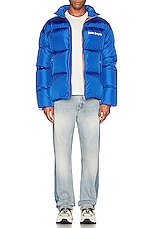 Moncler Genius 8 Moncler Palm Angels Rodman Jacket in Blue, view 6, click to view large image.