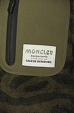 Moncler Genius Moncler x Salehe Bembury Zip Up Fleece Cardigan in Multi, view 3, click to view large image.