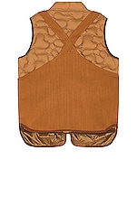 Moncler Genius Moncler x Salehe Bembury Sierpinski Vest in Brown, view 2, click to view large image.
