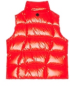 Moncler Genius x Adidas Bozon Vest in Red, view 2, click to view large image.