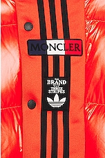 Moncler Genius x Adidas Bozon Vest in Red, view 4, click to view large image.