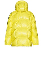 Moncler Genius x Adidas Beiser Jacket in Yellow, view 2, click to view large image.