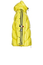 Moncler Genius x Adidas Beiser Jacket in Yellow, view 3, click to view large image.