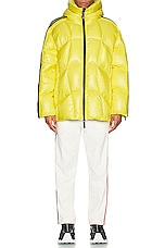 Moncler Genius x Adidas Beiser Jacket in Yellow, view 8, click to view large image.