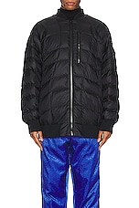 Moncler Genius x Adidas Seelos Bomber Jacket in Blue, view 7, click to view large image.