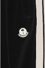 Moncler Genius x Palm Angels Sweatpants in Black, view 4, click to view large image.