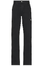 Moncler Genius x Fragment Trousers in Black, view 1, click to view large image.