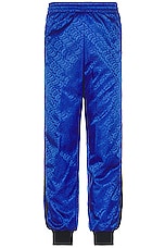Moncler Genius x Adidas Trousers in Blue, view 1, click to view large image.