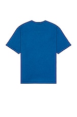 Moncler Genius Moncler x Salehe Bembury Logo T-shirt in Blue, view 2, click to view large image.