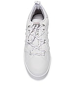 Moncler Genius x Adidas Campus Low Top Sneakers in White, view 4, click to view large image.
