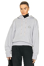 Moncler Genius x Palm Angels Hoodie Sweater in Grey, view 2, click to view large image.