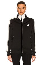 Moncler Genius 8 Moncler Palm Angels Zip Jacket in Black, view 2, click to view large image.