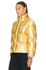 Moncler Genius x Palm Angels Keon Jacket in Gold, view 4, click to view large image.
