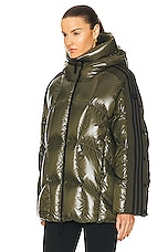 Moncler Genius x Adidas Beiser Jacket in Olive, view 4, click to view large image.