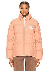 Moncler Genius x Palm Angels Rodmar Jacket in Pink, view 2, click to view large image.