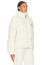 Moncler Genius x Palm Angels Dendrite Jacket in White, view 3, click to view large image.