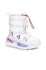 Moncler Genius x Adidas Nmd Mid Ankle Boots in White, view 2, click to view large image.