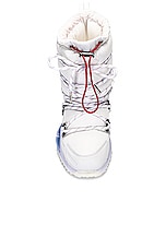 Moncler Genius x Adidas Nmd Mid Ankle Boots in White, view 4, click to view large image.