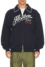 Malbon Golf ✨新品未使用 セットアップ ネイビー SMLサイズ 限定 Malbon Golf Maxwell Sweatshirt in Navy | FWRD