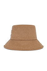Miu Miu Cappelli Bucket Hat in Cammello, view 1, click to view large image.