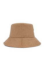Miu Miu Cappelli Bucket Hat in Cammello, view 3, click to view large image.