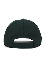 Miu Miu Logo Baseball Hat in Abete & Royal, view 3, click to view large image.