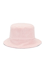 Miu Miu Terrycloth Bucket Hat in Petalo, view 1, click to view large image.