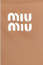 Miu Miu Midi Dress in Kaki, view 5, click to view large image.