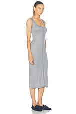 Miu Miu Midi Tank Dress in Grigio, view 2, click to view large image.