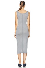 Miu Miu Midi Tank Dress in Grigio, view 4, click to view large image.