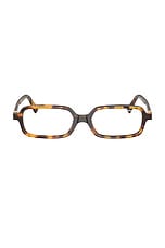 Miu Miu Rectangular Eyeglasses in Havana Honey | FWRD