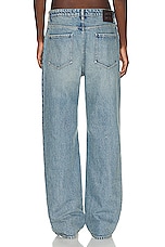 Miu Miu Relaxed Loose Wide Leg in Celeste, view 3, click to view large image.