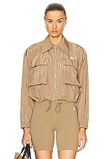 Miu Miu Cropped Jacket in Corda, view 1, click to view large image.