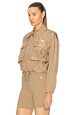 Miu Miu Cropped Jacket in Corda, view 3, click to view large image.