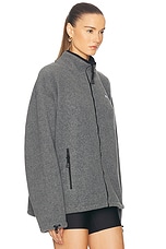 Miu Miu Zip Up Jacket in Grey, view 2, click to view large image.