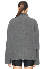 Miu Miu Zip Up Jacket in Grey, view 4, click to view large image.